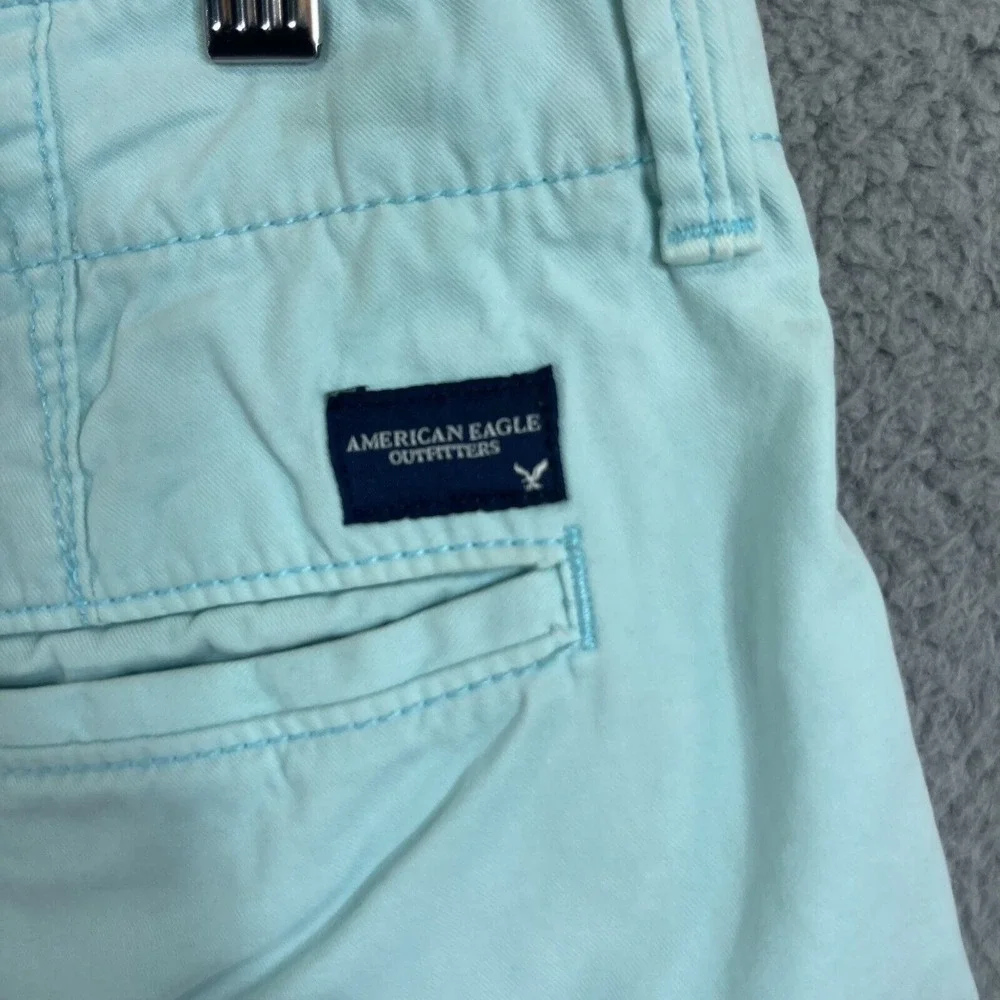 AMERICAN EAGLE SHORTS SIZE‎ 30W x 9L MENS Mint Green BEACH CASUAL